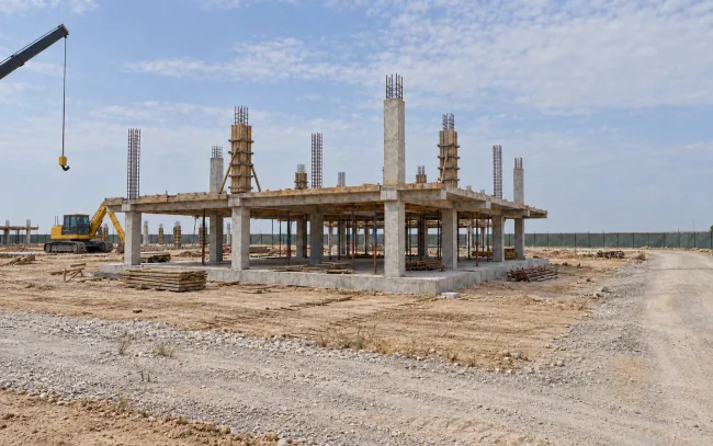 Çorlu Konut Projesi — Taşıyıcı sistem aşaması