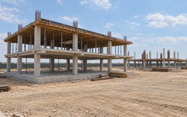 Çorlu Konut Projesi — Taşıyıcı sistem aşaması